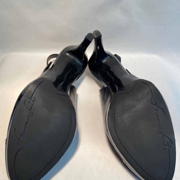 Frank Sarto black sling back heels - Picture 5 of 7